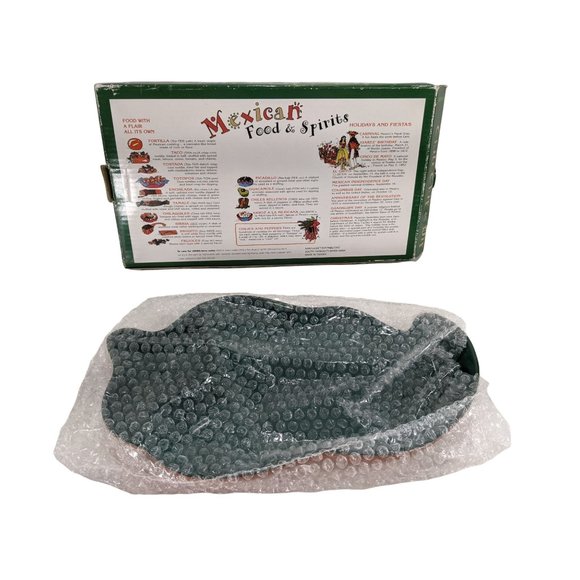 Ariba Glazed Terra Cotta Chili Nachos Mexican Style Chip & Dip Set Serving Dish - Picture 4 of 8